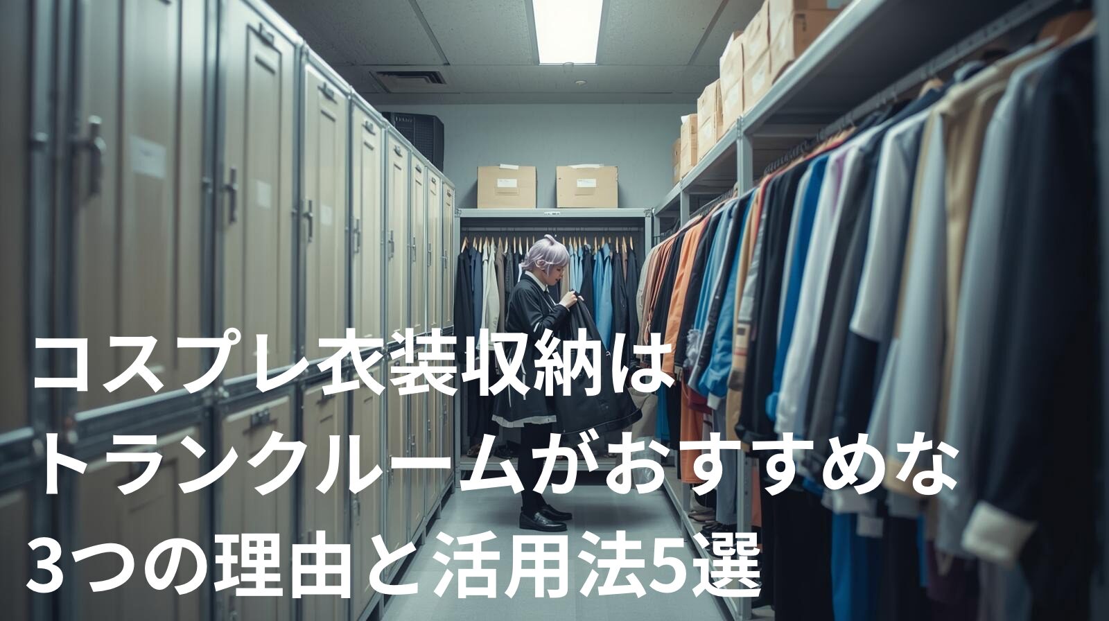 コスプレ衣装収納にトランクルームがおすすめな3つの理由と活用法5選